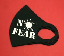 маска с надписью нет страха no fear 
