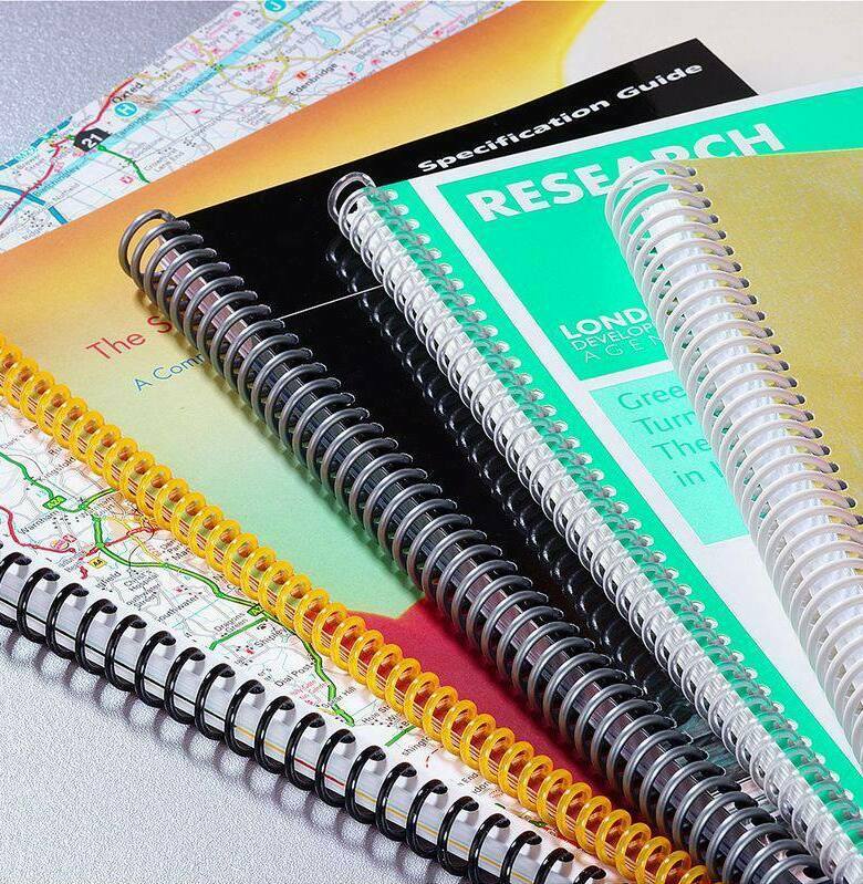 в типографии Банк Идей Брошюровка на металлическую пружину (Wire-O) 